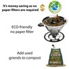 Stainless Steel Pour Over Coffee Cone Dripper with Cup Stand