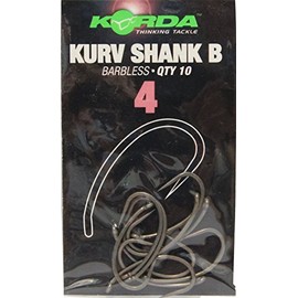 Korda Kurv Shank B Hooks - Size 4