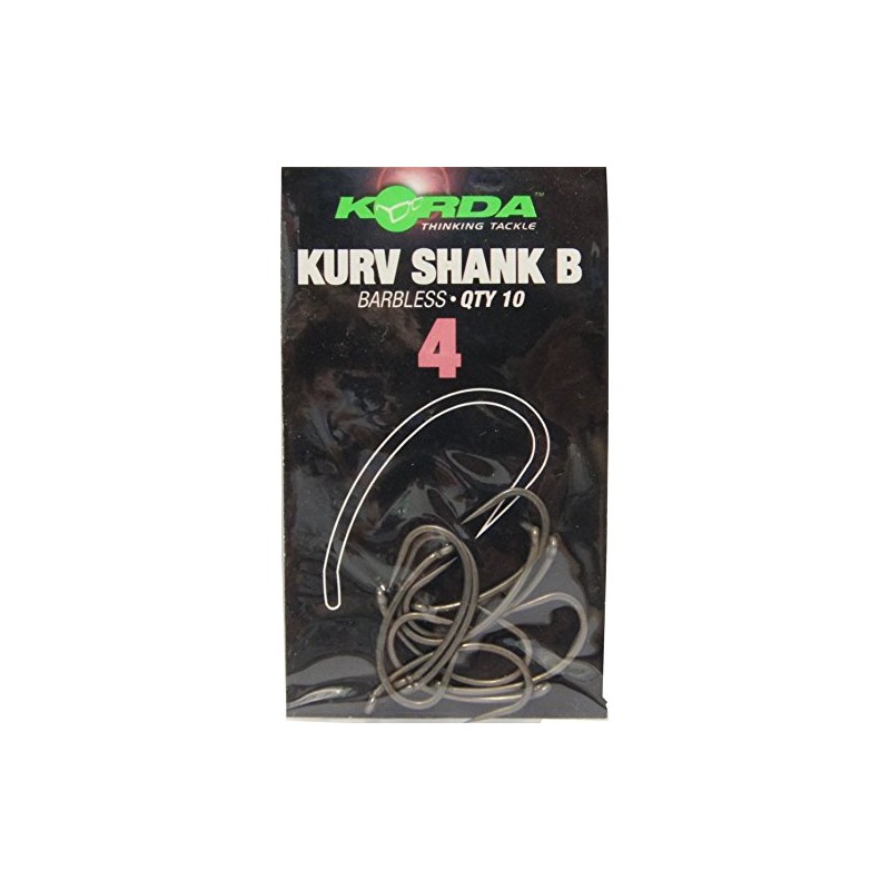 Korda Kurv Shank B Hooks - Size 4