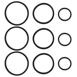 YINETTECH 3 Sets of Nitrile Rubber Drive Belt Lathe Replacement Belt Set Compatible with Emco Unimat 3 & 4 Lathe Drive Belts