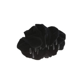 VingTAINE H7292-BK- Velvet Volume Ruffle Vance, S, Hair Clip, Autumn & Winter, Elegant, Women's Hair Accessory