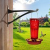 VEEBOOD 2 Piece 8-Inch Outdoor Decorative Iron Lantern Hooks for