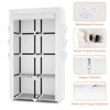 VTRIN Portable Closet Wardrobe Closet for Hanging Clothes with 4