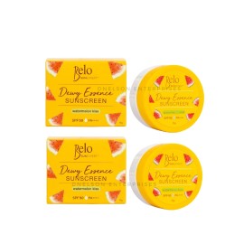 Belo Essentials 2 Jars Belo Dewy Essence Watermelon Kiss Suncreen SPF 50 PA++++, 10g Each