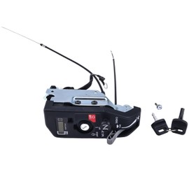 SUKATC New GX630 GX690 Ignition Starter Switch Control Box with 2 Keys & 2 Throttle Cables Compatible with Honda Double Cylinder Gasoline Generator