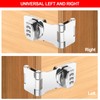 1 Pack Password Rotary Hasp Locks, Collapsible Solid 304 Stainless
