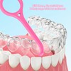 FLEXNOVA Prothesenabzieher, 30 Stück Aligner Entfernungswerkzeug, 6 Farben Invisalign Aligner