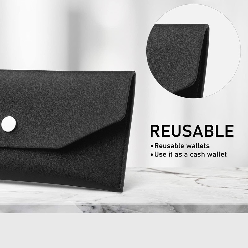 Molain Wallet with Money Envelope, Wallet Made of PU Leather,