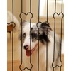 Portable Foldable Pet Gate for Front Doors - Durable Retractable