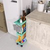 Simple Houseware Kitchen Cart Storage 3-Tier Slim/Super Narrow Shelves with