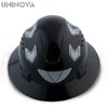UNINOVA Full Brim Hard Hat Hardhats Men ANSI Approved OSHA