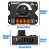2PCS 12V LED Light Strip Dimmer Switch,DC12V-24V 30A PWM Dimming