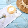 Organza Ribbon, 5/8 Inch 50 Yard Sheer Gold Chiffon Ribbon