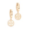 Tory Burch Women's Miller Huggie Hoop Earrings, Tory Gold, One