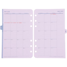 Franklin Planner, Original Facing Monthly Calendar, 12 Month Edition, Begins January 2025, Starts Sunday, Compact Size 86379