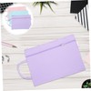 jojofuny 3pcs Storage Bags Dual Zipper Pouches for Files Documents