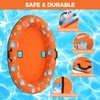 PAWCHIE Inflatable Dogs Pool Float with Rope - Inflatable Rafts,