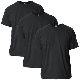 Gildan Unisex-Adult Ultra Cotton T-Shirt, Style G2000, Multipack, Black (3-Pack), X-Large