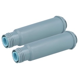 vhbw 2x Wasserfilter Filter kompatibel mit Krups Full Metal Series, One-Touch Kaffeevollautomat, Espressomaschine Grau