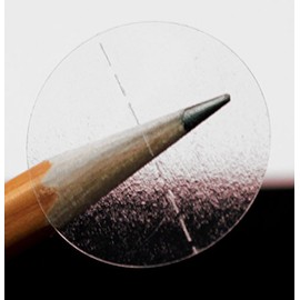 ChromaLabel 1 Inch Round Clear Wafer Seals, 5000 Stickers per Roll, Perforated