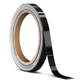 VViViD Black Mirror Chrome Air-Release Adhesive Vinyl Pinstripe Tape Roll (¼ Inch x 30ft)
