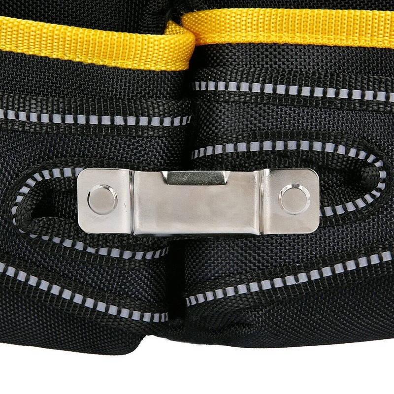 Tool Belt Pouch, Fixing Pouch with 3 Wide Pockets for