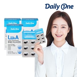 Daily One Lutein Astaxanthin 500mg / 데일리원  루테인 아스타잔틴 500mg X 30캡슐 3통