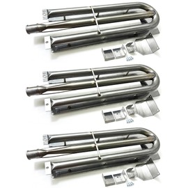 Direct Store Parts DA108 (3-Pack) BBQ Replacement Parts Stainless Steel Outdoor Gas Pipe for Viking 316-911, VGBQ & VGIQ Series Gas Grill Models, 3 Pack Center-Fed U Tube
