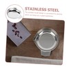 OHPHCALL 3pcs Jewelry Scale Trays Digital Scale Pans Stainless Steel