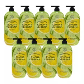 On The Body 온더바디 수퍼보타닉 바디워시 레몬앤버베나 900g 9개 / 약산성 바디클렌저 On The Body Super Botanic Body Wash Lemon & Verbena 900g 9pcs / Mild Body Cleanser