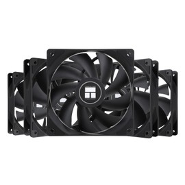 Thermalright TL-C12C X5 CPU Cooler Fan, 12cm Silent Cooling Fan,with 1550RPM Speed,Suitable for Chassis, CPU Coolers and Water Cooling Radiators,5-Packs
