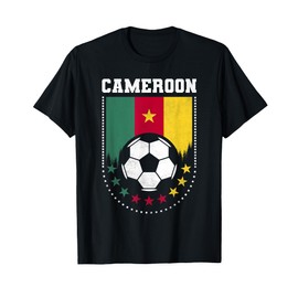 Cameroon Flag Soccer Fan T-Shirt