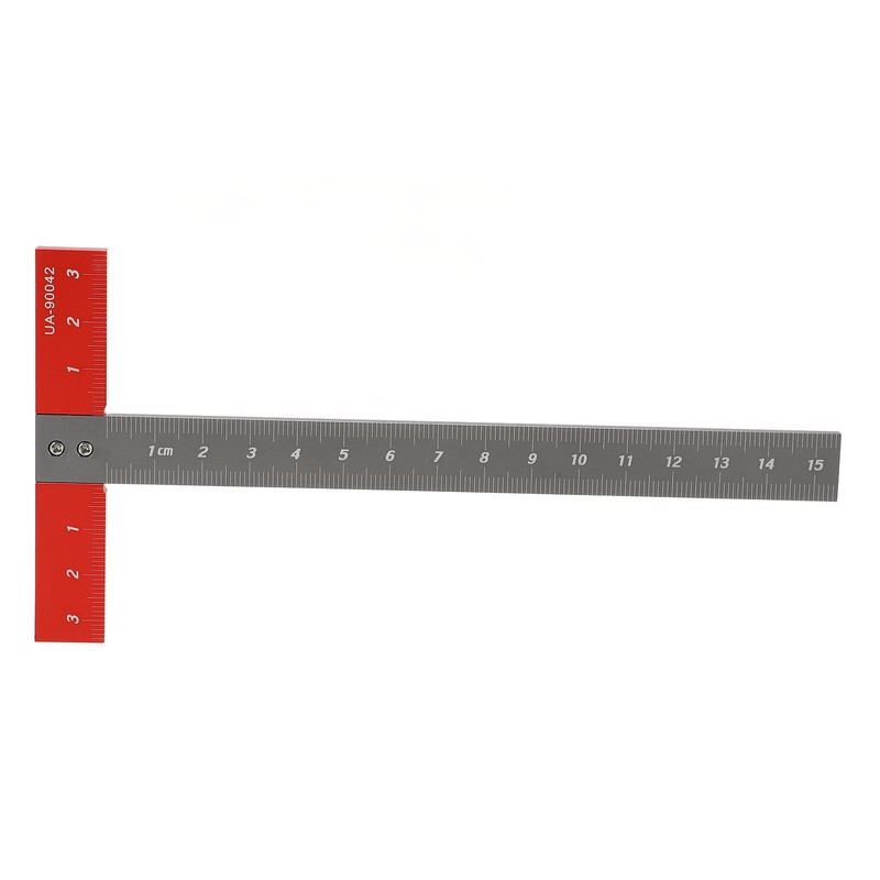 T Square Ruler Aluminum Alloy Accurate Scale Multifunctional Portable Woodworking