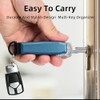 Compact Metal Key Organizer for Men and Women
