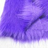 Wanghd Wide 36"x18" inch Length Violet Imitation Fox Faux Fur