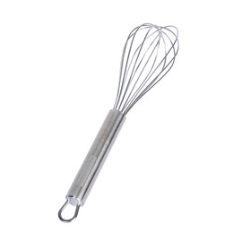 Restaurantware-German Standard 8.5 Inch French Whisk, 1 Dishwashable Kitchen Wire Whisk - Ergonomic Handle, Durable, Stainless Steel French Whip, For Blending, Stirring, Mixing Of Ingredients