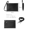[UNISOUL] Sacoche Men's Sacoche Bag, 2-Way Zipper, Leather, Leather, Lightweight,