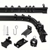 YLNANMI Flexible Bendable Curtain Track Ceiling or Wall Mount 16.4FT(5m)-
