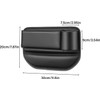 2PCS Car Seat Storage Box with Cup Holder Front Side