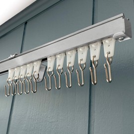 Room/Dividers/Now Curtain Track Set, Wall-Mounted - XXXL, For Spaces 15ft to 18ft Wide (White) | Room Divider Curtain Track Set | Premium Design Wall Mount Curtain Rail Track