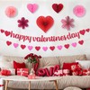 Happy Valnetines Day Honeycombs and Banner