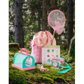 Robud Kids Bug Catching Kit Pink Outdoor Exploration Set Nature Explorer Kit