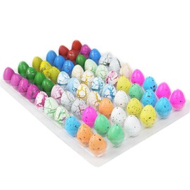 60 Pieces Dinosaur Eggs Toys  Egg Toys for Kids Hatching in Water Pool Games Science Kits for Boys Girls