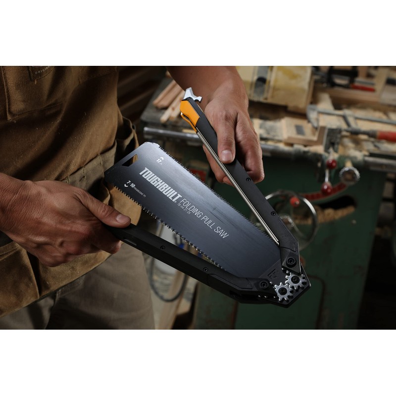ToughBuilt Folding Pull Saw - (TB-H4-21-2X), Black, One Size