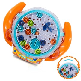 Tznmone Labyrinth Puzzle Games, 3D Labyrinth Game for Children 4-8 Years, Puzzle Labyrinth Game with Two Steel Balls, Gifts for Boys and Girls