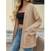 Cicy Bell Womens Oversized Cardigans Long Sleeve Open Front Shawl