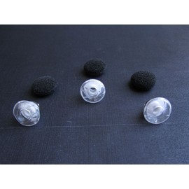 3pcs Small (S) Size Eartips Compatible with Plantronics Voyager Legend and Legend UC Wireless Headsets: Replacement Ear Gel Bud Tip Gels Buds Tips Eargel Earbud Eartip Eargels Earbuds