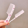 4pc Stylish Finetooth & Rattail Combs ，tail comb，rat tail comb，for