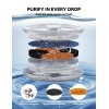 Feelneedy 6 Pack Cat Water Fountain Filter & 6 Pack