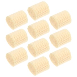 HEALLILY 10 Rolls Latch Hook Yarn Pre-Cut Yarn Bundle Carpet Yarn DIY Latch Knitting Yarn Vintage Carpet Yarn Latch Hook Kits for Kids Adults Beginners Beige